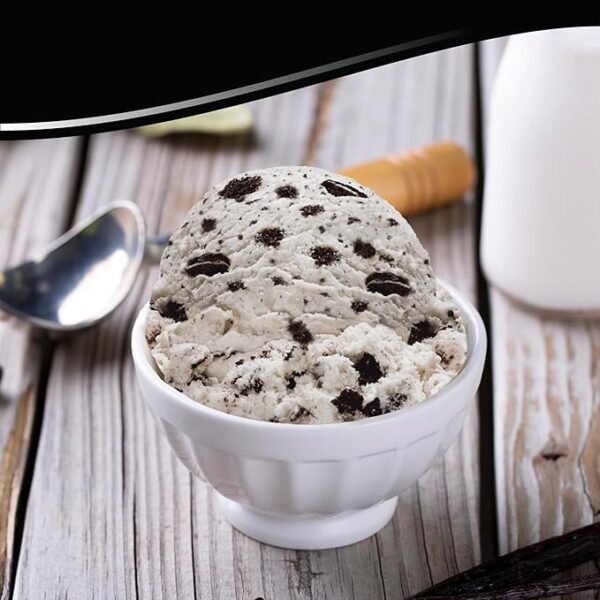 Breyers Frozen Dairy Dessert Cookies and Cream For a Delicious Frozen Dessert Made with 100% Grade A Milk & Cream 48 oz - Image 3