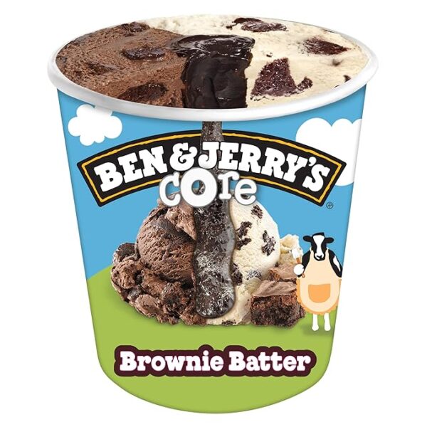 Ben & Jerry's Ice Cream Brownie Batter Core Non-GMO 16 oz