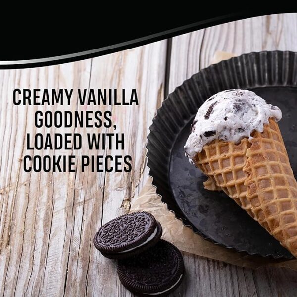 Breyers Frozen Dairy Dessert Cookies and Cream For a Delicious Frozen Dessert Made with 100% Grade A Milk & Cream 48 oz - Image 4