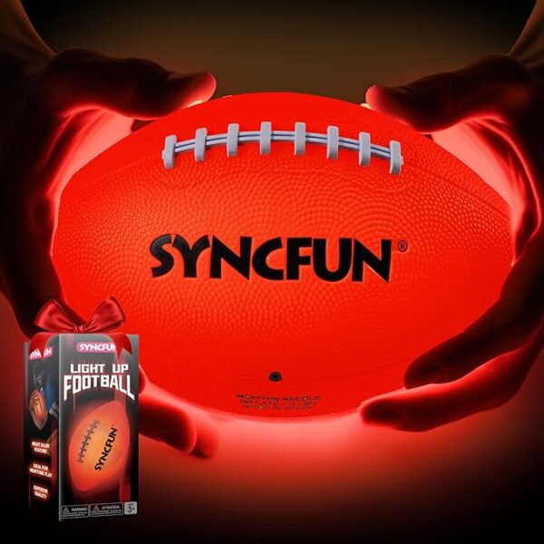 SYNCFUN Glow in The Dark Football - Image 5
