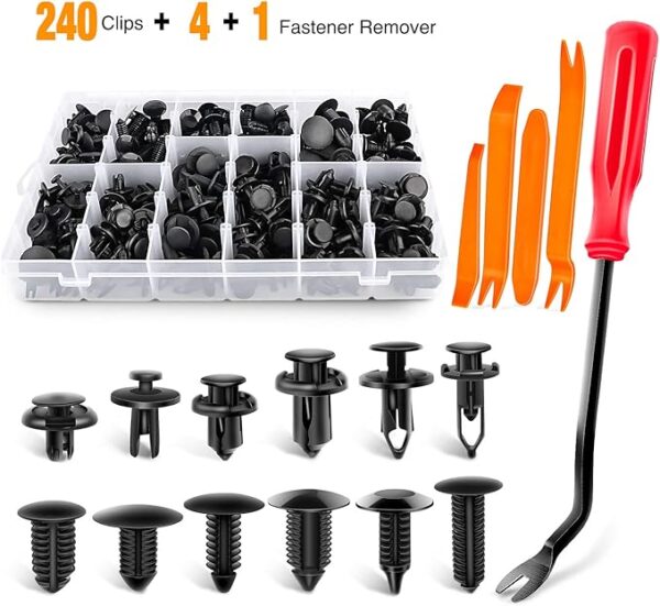 GOOACC - GRC-33 240PCS Bumper Retainer Clips Car Plastic - Image 5