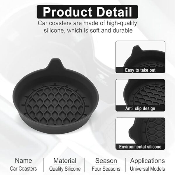 SINGARO Car Cup Holder Coaster - Image 5