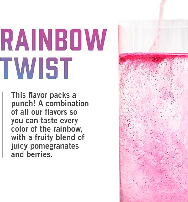 BioSteel Zero Sugar Hydration Mix – Rainbow Twist, 45 Servings - Image 4