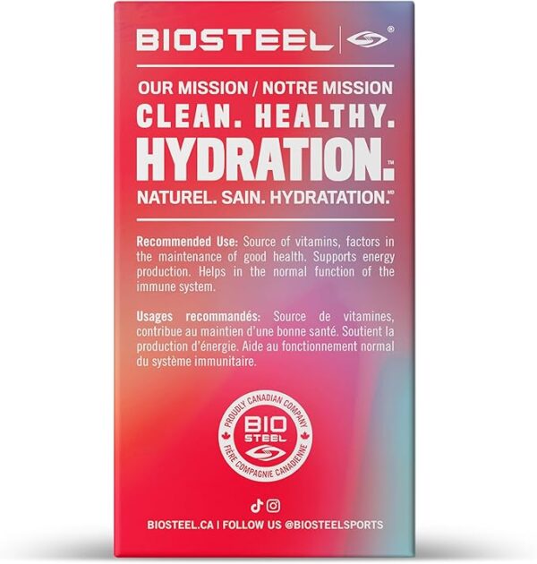 BioSteel Electrolyte Powder Pack – 30 Hydration Packets, 3 Flavors - Image 4