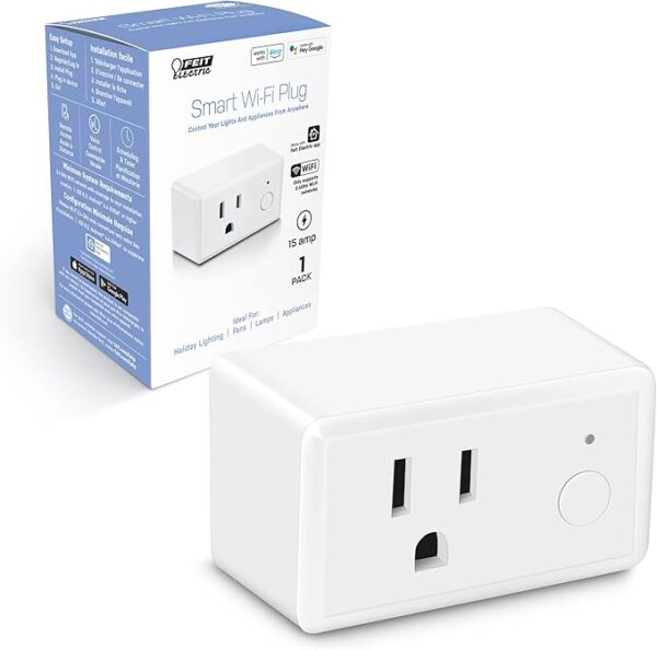 Feit Electric Smart Plug – WiFi, Alexa & Google Home Compatible