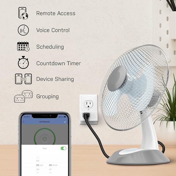 Feit Electric Smart Plug – WiFi, Alexa & Google Home Compatible - Image 4
